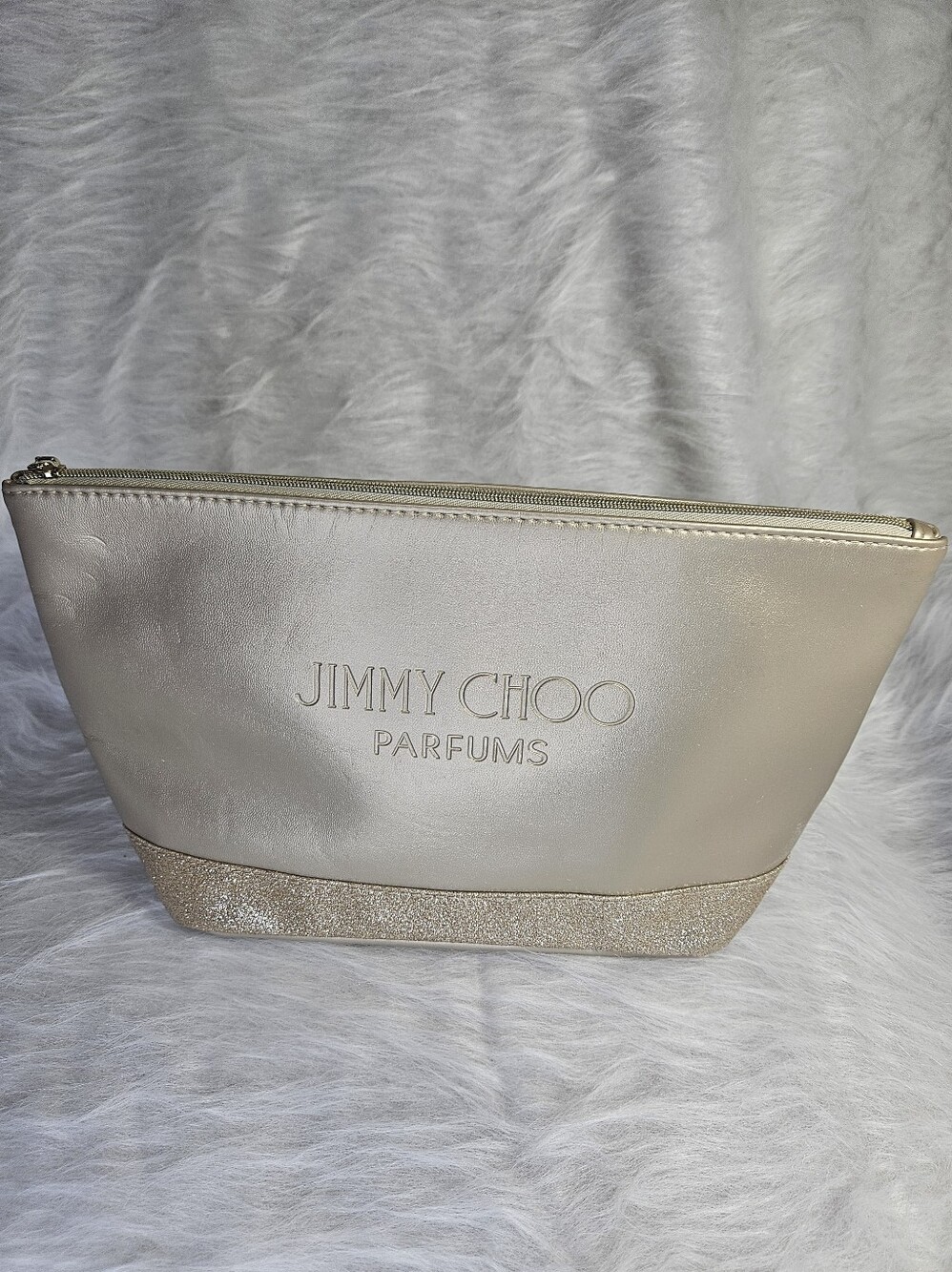 Jimmy Choo Parfums Cosmetic Pouch - Champagne